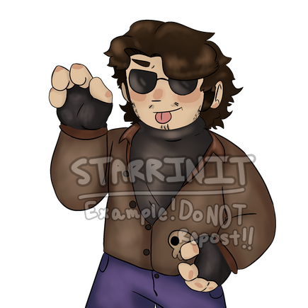 fully shaded halfbody. not my character!