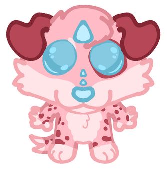 chibi of my sona, colored lineart!